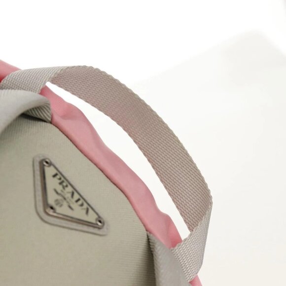 PRADA Backpack Nylon Pink Silver Auth yk19623V main image 15